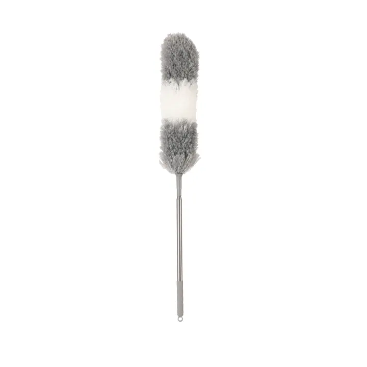 BOOMJOY Escoba de Microfibra Extensible de 96", Cubierta Resistente a Arañazos con Poste de Acero Inoxidable Cabeza Flexible Lavable - 1