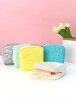 Bolsa De Viaje Portátil Y Luminosa Para Faldas Sanitarias Con Estampado De Amor Bolsa De Almacenamiento De Cosméticos De PU Cierre De Cremallera - details 0
