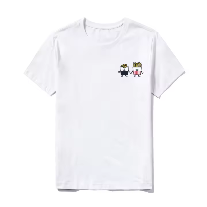 "Camiseta blanca esencial de verano |   Base de algodón crujiente |   Diseño gráfico único |   Hombres/Mujeres Ajuste unisex" - 1