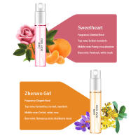 Conjunto de Perfume Dorado Portátil Fragancia Natural Duradera de 3ml Spray Corporal para Mujeres - details 13
