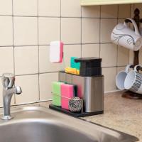 Organizador de Cocina Caddy de Fregadero con Soporte de Líquido de Limpieza - details 2