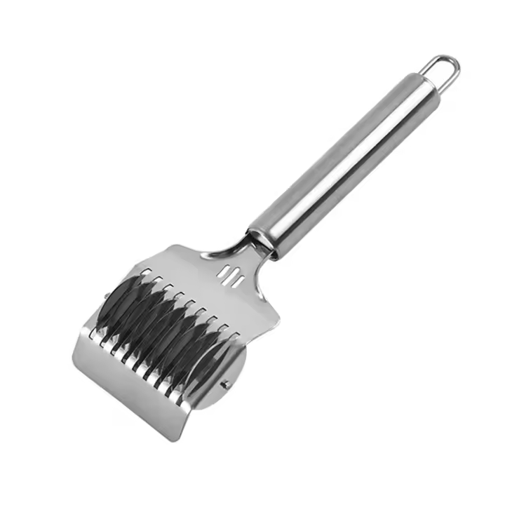Cortador de Fideos de Acero Inoxidable de Alta Gama Mango Antideslizante Haz Pasta Casera - 1