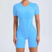 Monos deportivos de yoga para mujer Ouwu Un pieza deportiva sin espalda Ropa de trabajo activa Moda - details 5
