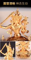Hengjiapin Manjusri Documento Samantabhadra Bodhisattva Estatua Pusa Adorno del Salón del Hogar 2 pulgadas - details 4