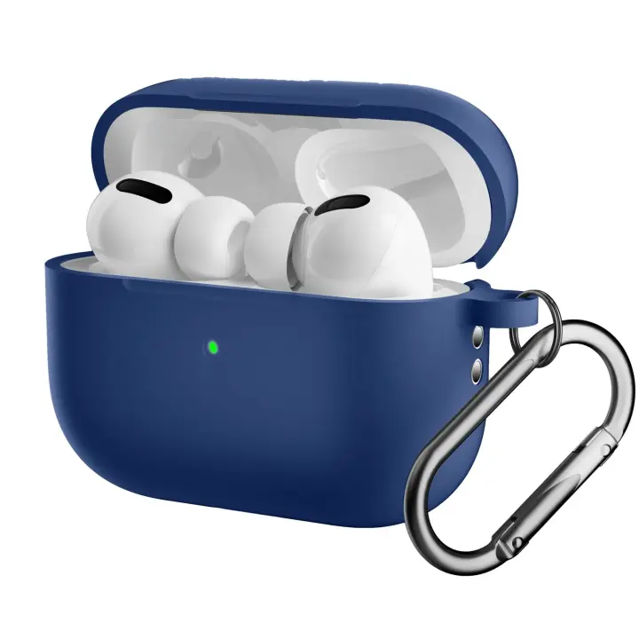 Estuche de almacenamiento portátil AirPods Pro 2 Funda protectora de silicona para auriculares Bluetooth - 1