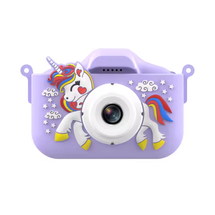 Cámara Digital de Unicornio Juguete de Cámara para Niños con Pantalla de 2 Pulgadas - 1