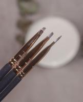 IB019 - PINCEL MINI BISELADO - IBBRUSHES - pincel biselado para delinear pequeño - details 1