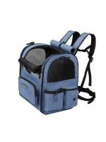Bolsa de transporte para perros, mochila de hombro para mascotas, marco fuerte, transpirable, plegable, doble puerta, adecuado - details 10