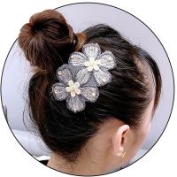 Pasta mágica sin costuras con flores para niños, accesorios de salón de corte con flequillo de mariposa y lazo, herramienta de estilismo - details 10
