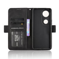 Funda de cuero con tapa para Vivo V50, V50 Lite, billetera con ranuras para múltiples tarjetas, funda de cuero magnética de PU. - details 2