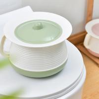 Orinal de plástico para urinario, botella de viaje para orina, inodoro, ollas portátiles de emergencia, tapa de cubo de cama, orinal de Spittoon - details 3