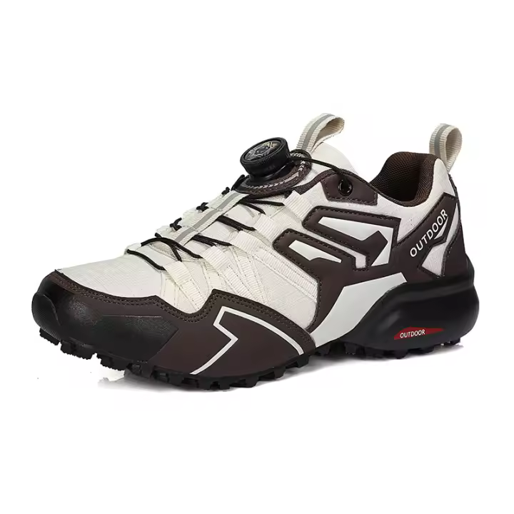 Zapatos de senderismo de malla transpirable para hombre, zapatillas deportivas ligeras para correr al aire libre, zapatos de bloqueo de ciclo, Camping, Trekking - 1