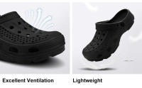 Zapatillas de Jardín Transpirables para Hombres Comwarm Calzado de Playa Antideslizante Cómodo para Interiores y Exteriores - details 3