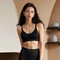 Musebree Bralette deportivo sin costuras para mujer y niña, Color sólido, Push Up, cómodo y transpirable - details 3