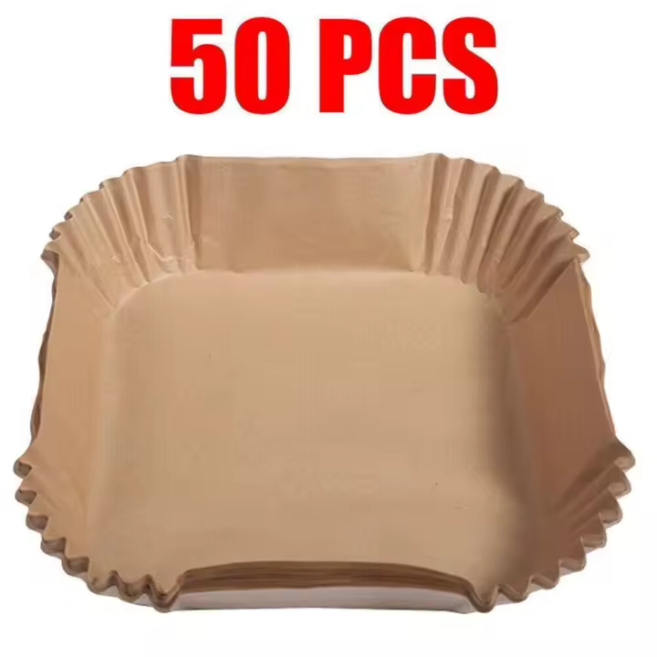 Revisiones para freidora de aire de 50/100/150 piezas, Papel de sopado - 1