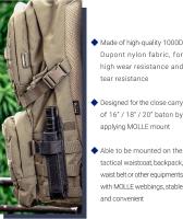 Nextorch V69 linterna de nailon/funda de bastón, Compatible con correas MOLLE, chaleco táctico, mochila, cinturón - details 2
