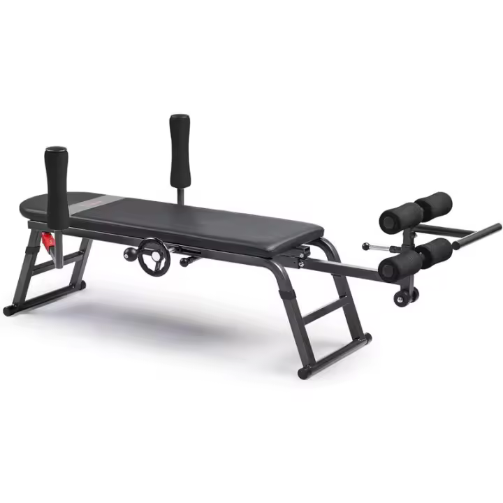 Sunny Health Fiess Inversión de cuerpo completo, tracción y estiramiento, descompresión para estiramiento lumbar, alivio del dolor de espalda baja, - 1