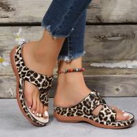 Zapatillas de tacón de cuña para mujer, zapatos de verano - details 1