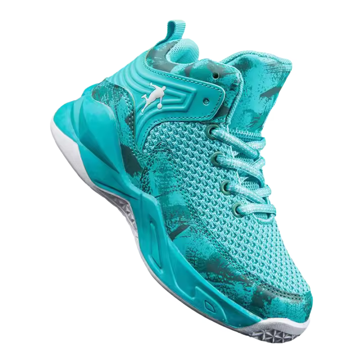 Zapatos deportivos antideslizantes de suela gruesa de baloncesto para niños, novedad 2024 9 3 - 1