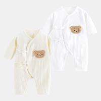 Romper de Bebé Recién Nacido de Algodón Puro 100% Suave con Dibujo de Oso de Dibujos Animados - details 4