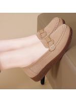 Zapatos Planos de Cuero Auténtico para Mujeres Mayores Suaves y Cómodos, Sin Cordones, Zapatos de Tela Suave para Primavera y Verano - details 2
