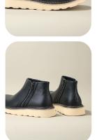 Botas Chelsea de cuero para hombre, botas largas - details 8