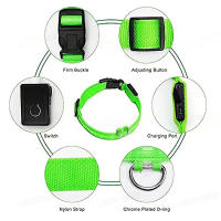Collar Luminoso para Perros LED USB Modos de Carga: Energía Recargable, Energía de Reserva, Energía Desechable Accesorios para Mascotas - details 3
