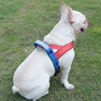 Chaleco con arnés ajustable para perro, cómodo chaleco reflectante a prueba de explosiones con correa para el pecho para perro, resistente al desgaste, Bulldog Francés - details 9