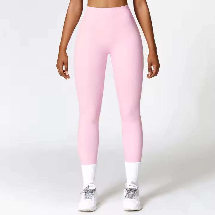 Mallas de Yoga de cintura alta para mujer, pantalones de secado rápido para ejercicio físico, ropa deportiva para gimnasio - 1