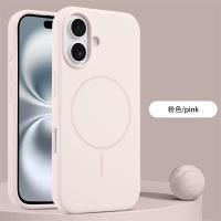 Nuevas fundas protectoras de silicona con carga inalámbrica magnética Magsafe para iPhone 16 15 14 Plus Apple 16 15 14 Pro Max - details 11