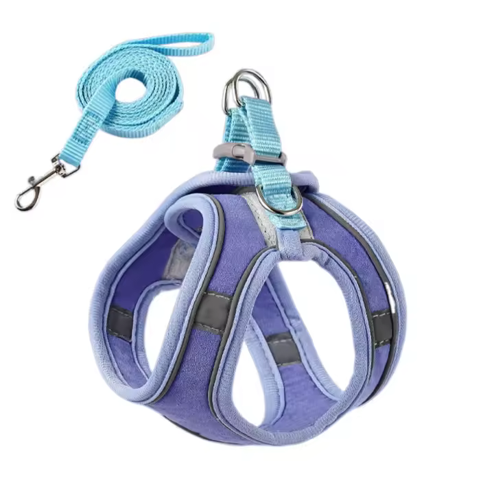 Arnés antifugas para perros pequeños y medianos, chaleco suave con correa ajustable, Collar para gatos, accesorios para gatos - 1