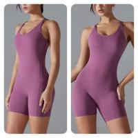 Miml - Conjunto de yoga de una pieza para mujer, body deportivo sin espalda, sujetador de glúteos mejorado, mono corto para gimnasio y fiesta - details 16