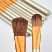 12 correctores de pinceles fundación sombra de ojos caja de hierro maquillaje belleza pinceles set herramientas - details 3