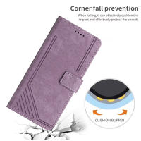 Funda de teléfono de cuero con tapa tipo billetera para Samsung Galaxy A04E A04S A04 A13 A14 A22 A23 A24 A32 A33 A34 A50 A52 A53 A54 A71 A72 - details 3