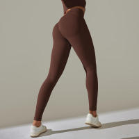 Leggings push-up sin costuras para mujer, pantalones elásticos de cintura alta para entrenamiento, correr, yoga, gimnasio - details 63