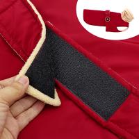Ropa Térmica Para Perros Invierno Impermeable Chaqueta Gruesa Para Medianos Y Grandes Cachorros Rojo Negro Con Agujero Para Correa Greyhound - details 4
