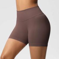 Pantalones cortos de gimnasio ajustados de estiramiento alto cómodos respirables deportivos de cintura para mujer, ropa deportiva para mujer para - details 28