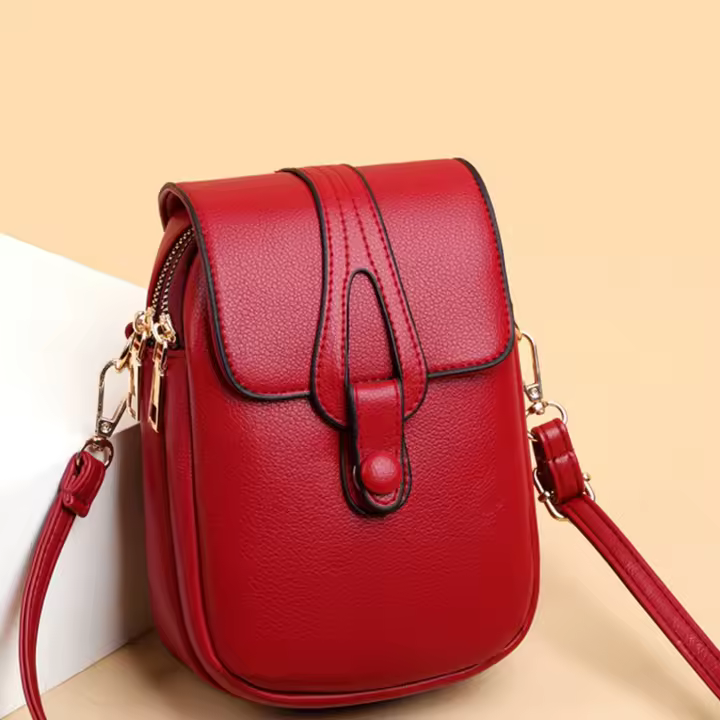 Bolsos cruzados ligeros y pequeños para teléfono móvil, bolsa de viaje, bolso de hombro para mujer, bolsas de mensajero verticales de un solo hombro - 1