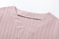 Vestido holgado informal de manga corta para mujer, Color sólido, novedad de 2024 - details 35