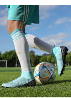 Populares zapatillas de fútbol transpirables de caña alta para niños y niñas - details 20