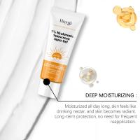 Protector solar de ácido hialurónico SPF50 + crema protectora antioxidante resistente al agua refrescante aislante de bloque solar hidratante duradero - details 6