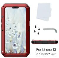 IAOOPOO Caja de Aluminio de Protección Pesada para iPhone Anti-caída de Pantalla de Vidrio - details 8