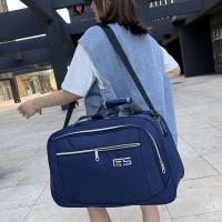 Bolso de viaje portátil, plegable, multifuncional, de gran capacidad, bolso cruzado para viaje de negocios, mudanza a casa - details 3