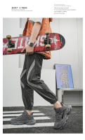 Moda Otoño Invierno nuevas de cuero corte alto suela gruesa deportes versátiles, cómodos y ligeros mecha casual para hombres - details 14
