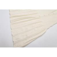 BUNO-Vestido Midi elegante de punto con una hilera de botones, vestidos de retales para mujer, bata de verano para mujer, batas negras y Beige para fiesta de noche - details 18