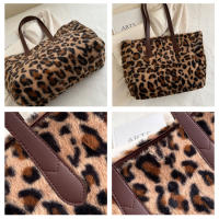 Mirad-Bolso de piel con estampado de leopardo para mujer, bolsa de hombro de gran capacidad, versátil, novedad de 2024 - details 6