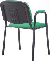 Confidente Ken Pro Tapizada En Tela I Silla De Conferencia con Base De Metal Negro I Silla De Oficina Sin Ruedas I Color:, Color:Negro - details 26