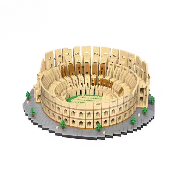 Micro Mini bloques de construcción para niños y adultos, conjunto de juguetes, arco, Triomphe, louval - 1