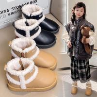 Zapatos de cuero para niños y niñas, botas informales antideslizantes, versátiles y elegantes, de fondo suave, estilo princesa, a la moda, novedad de invierno, 2024 - details 1