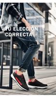 Zapatos casuales de cuero para hombre, zapatillas de deporte para exteriores, zapatos para caminar para todas las estaciones, suela suave, moda - details 4